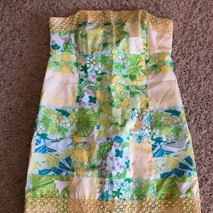 So 6 Lilly Pulitzer strapless dress